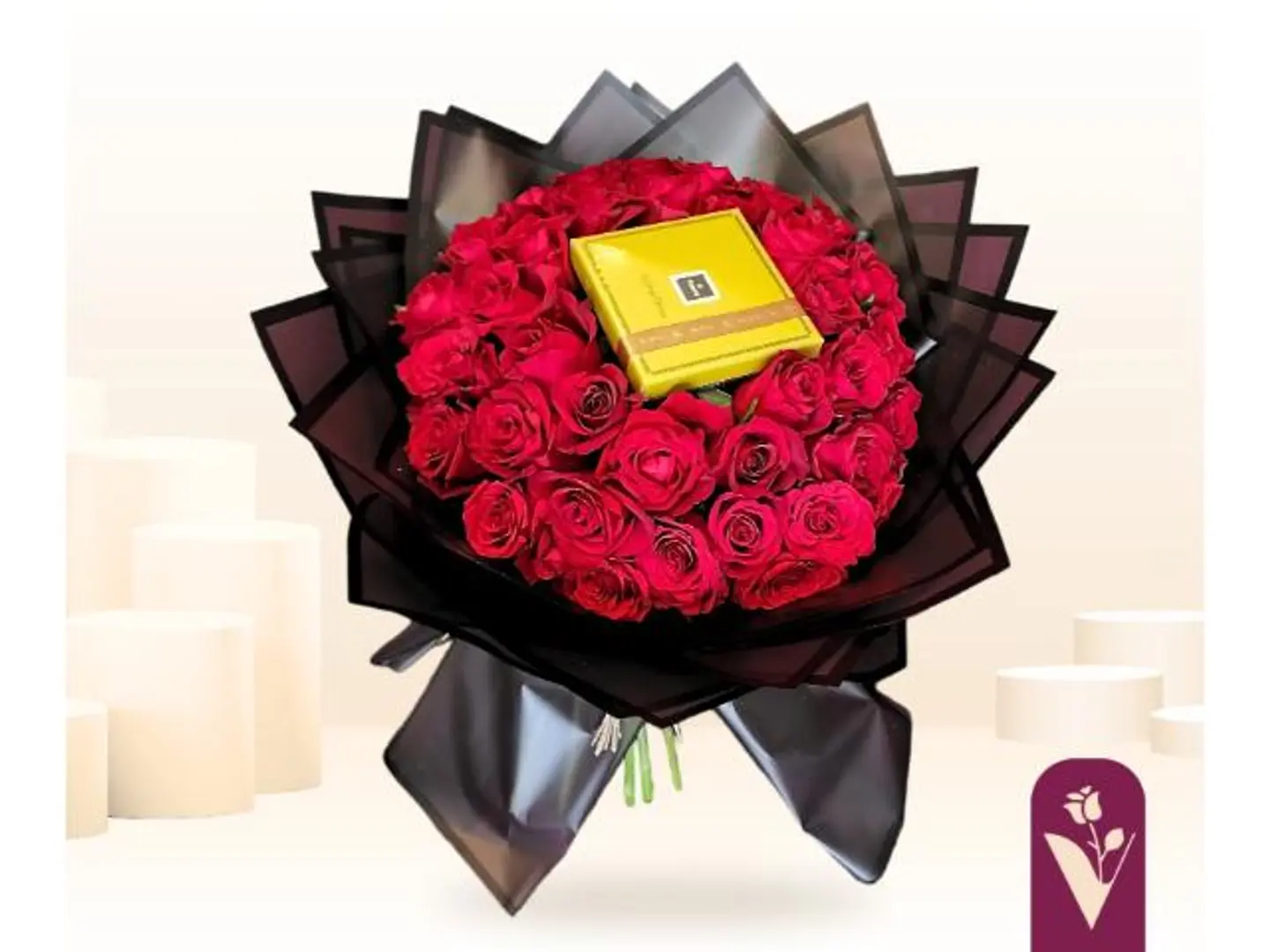 بوكيه رومانسية الشوكليت