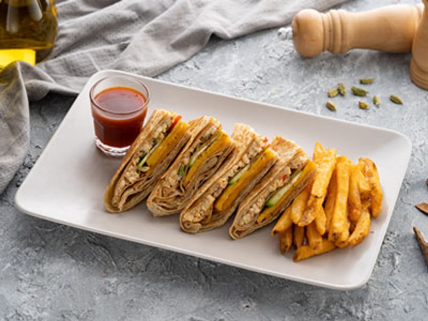 Shrimp Club Sandwich