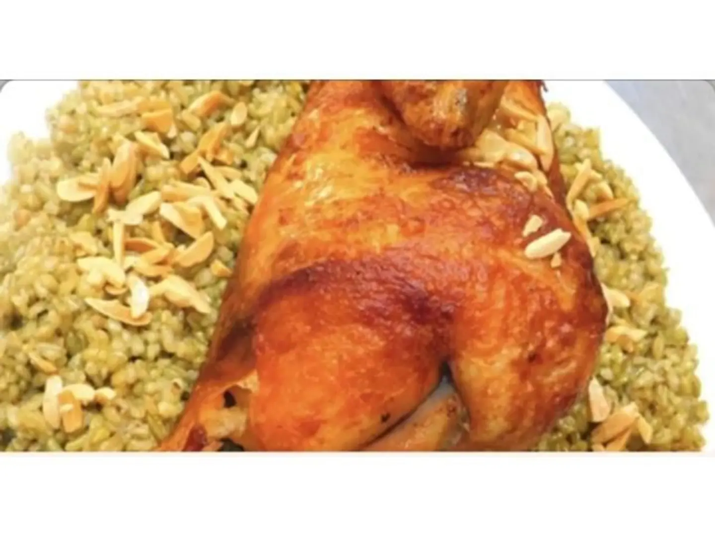 Freekeh And Half Shami Chicken