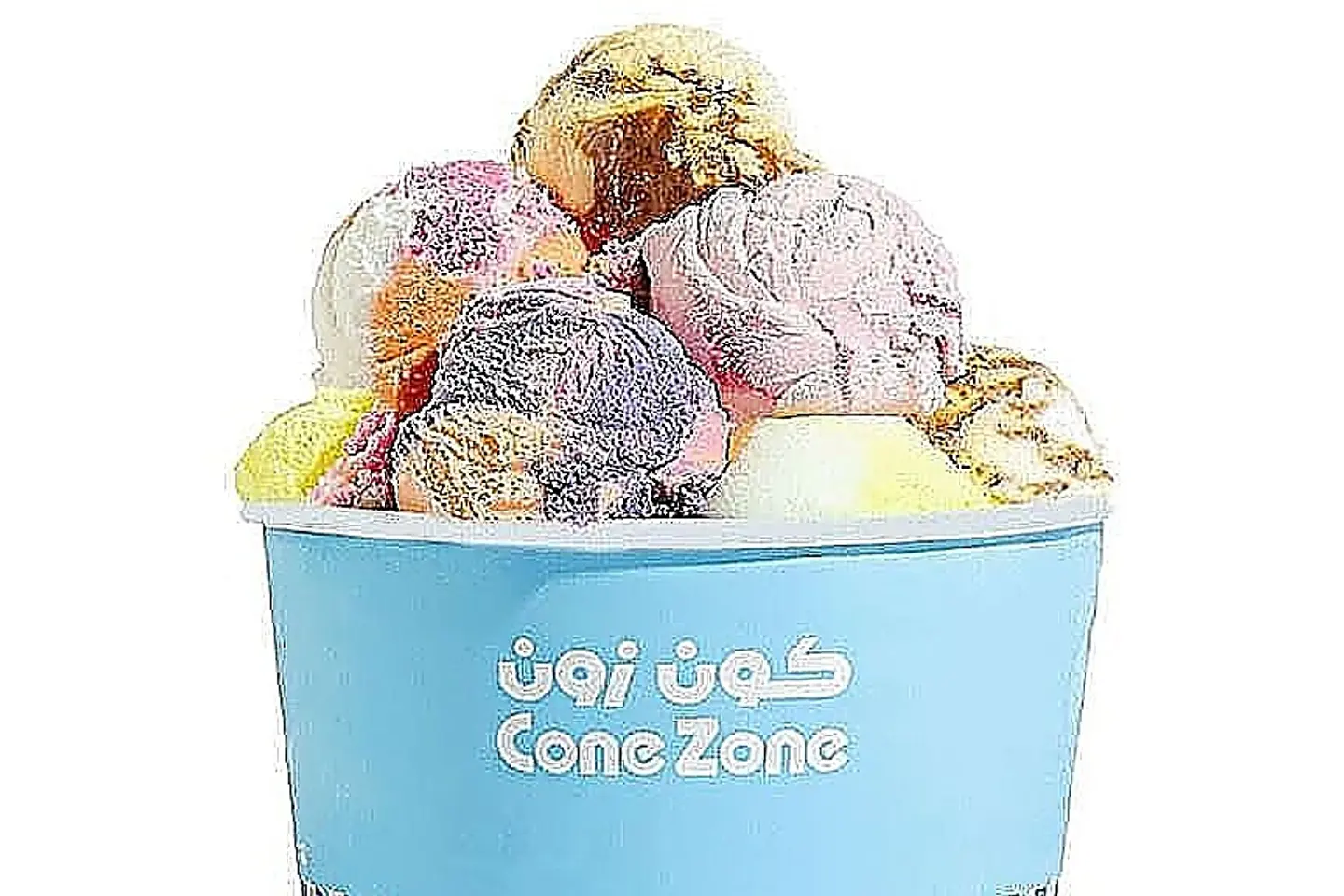 نصف جالون ايس كريم