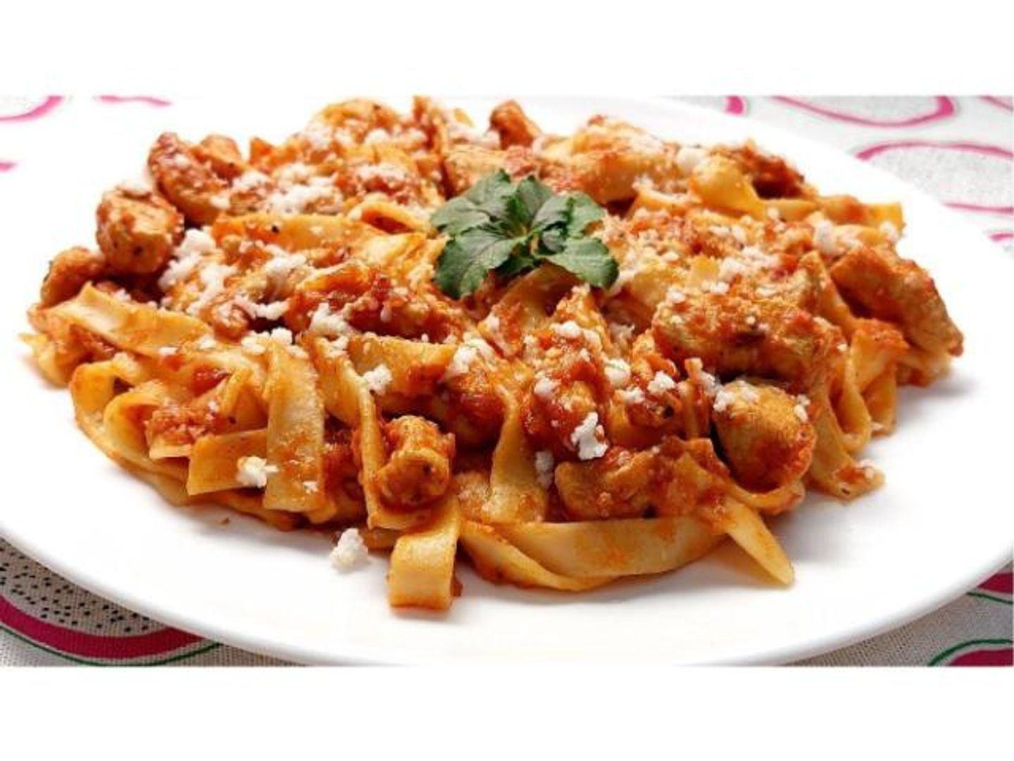 Red Chicken Fettuccine