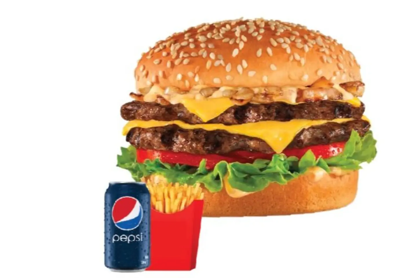 وجبة برجر دبل