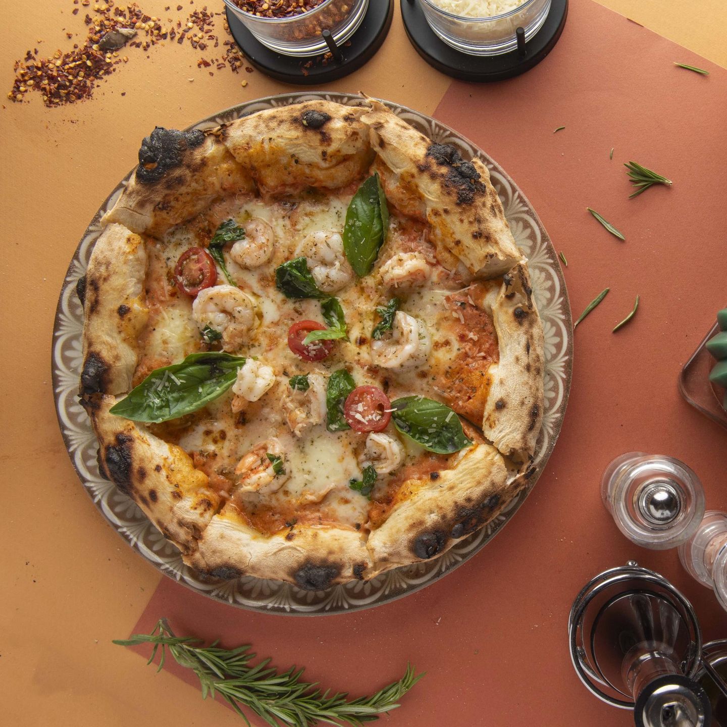 Pizza Gamberi Di Napoli