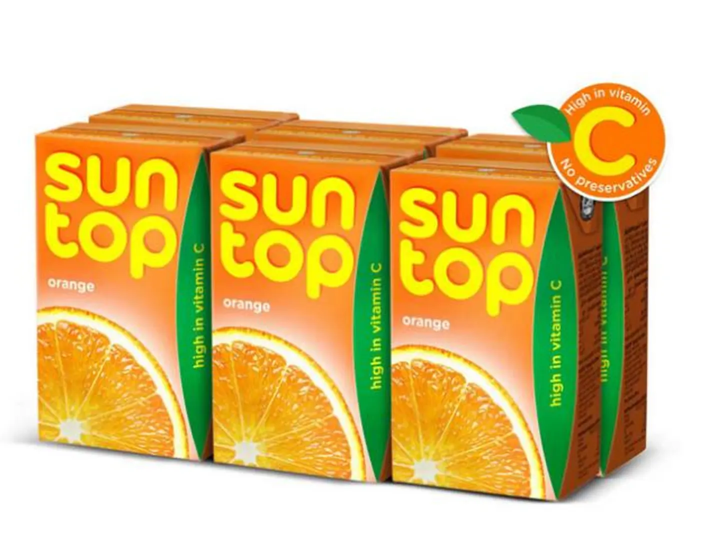 Suntop Orange 6 Cans 250 Ml