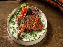 دجاج مشوي الجمر نص سادة
