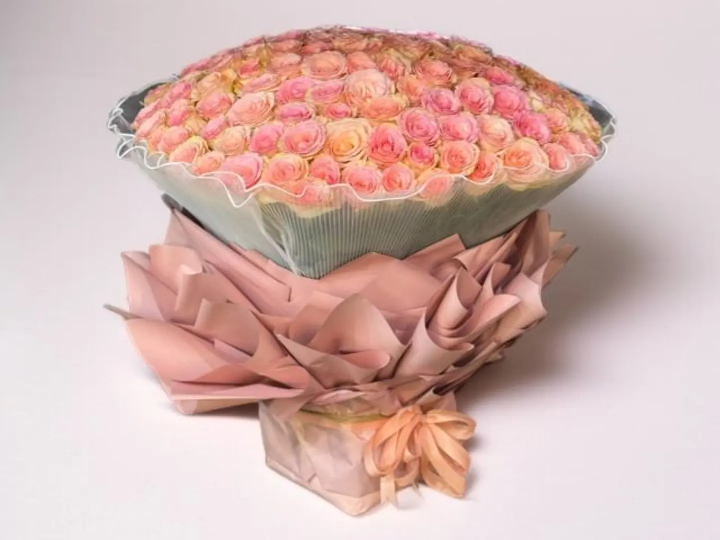 باقة الورد الجوري المشمشي