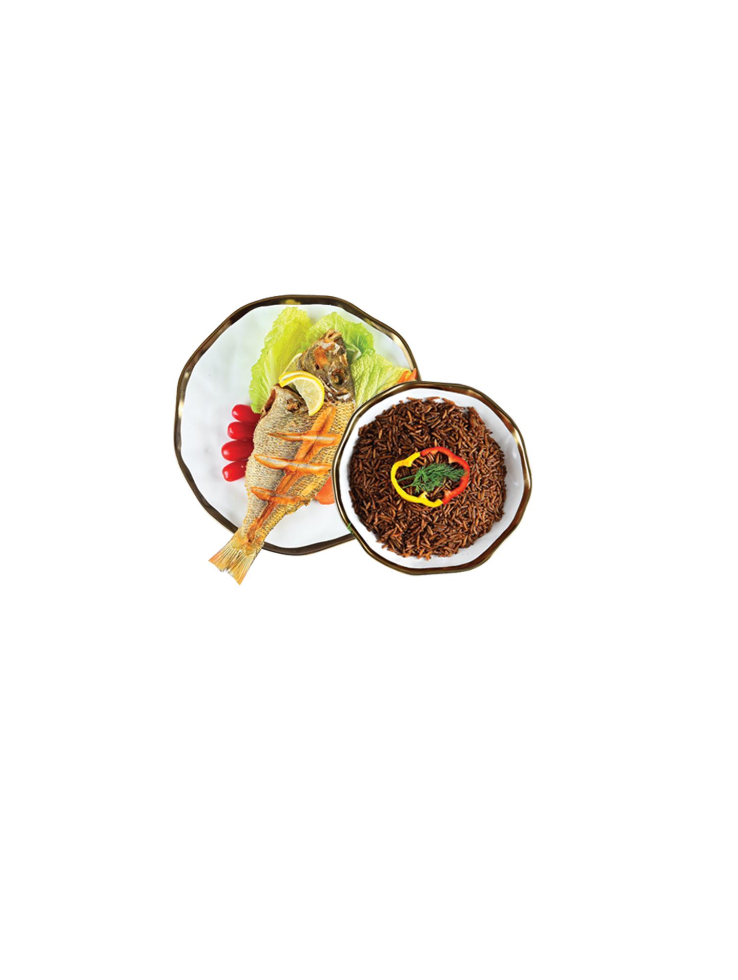 وجبة شعور مع أرز مشكل