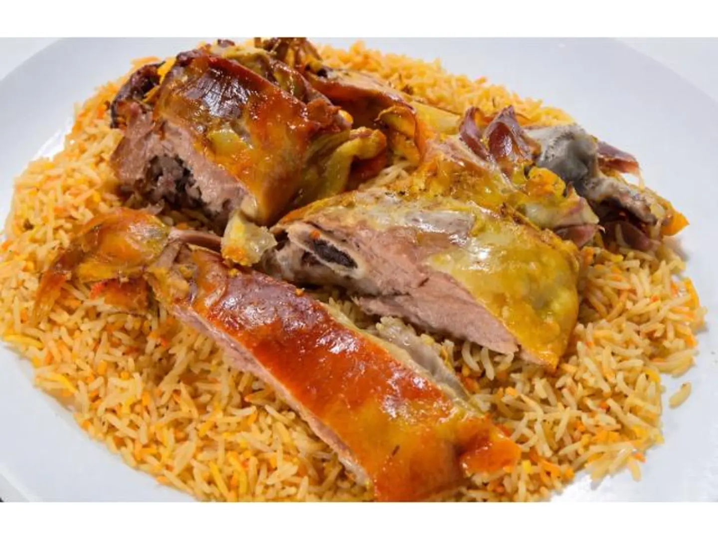 مندي لحم مع ارز