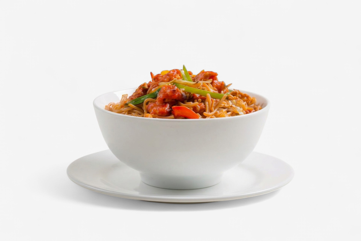 Hakka Noodles Prawns