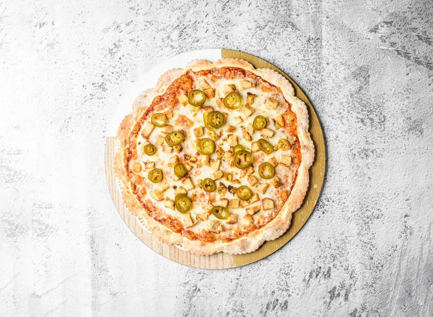 بيتزا هلابينو دجاج كبير