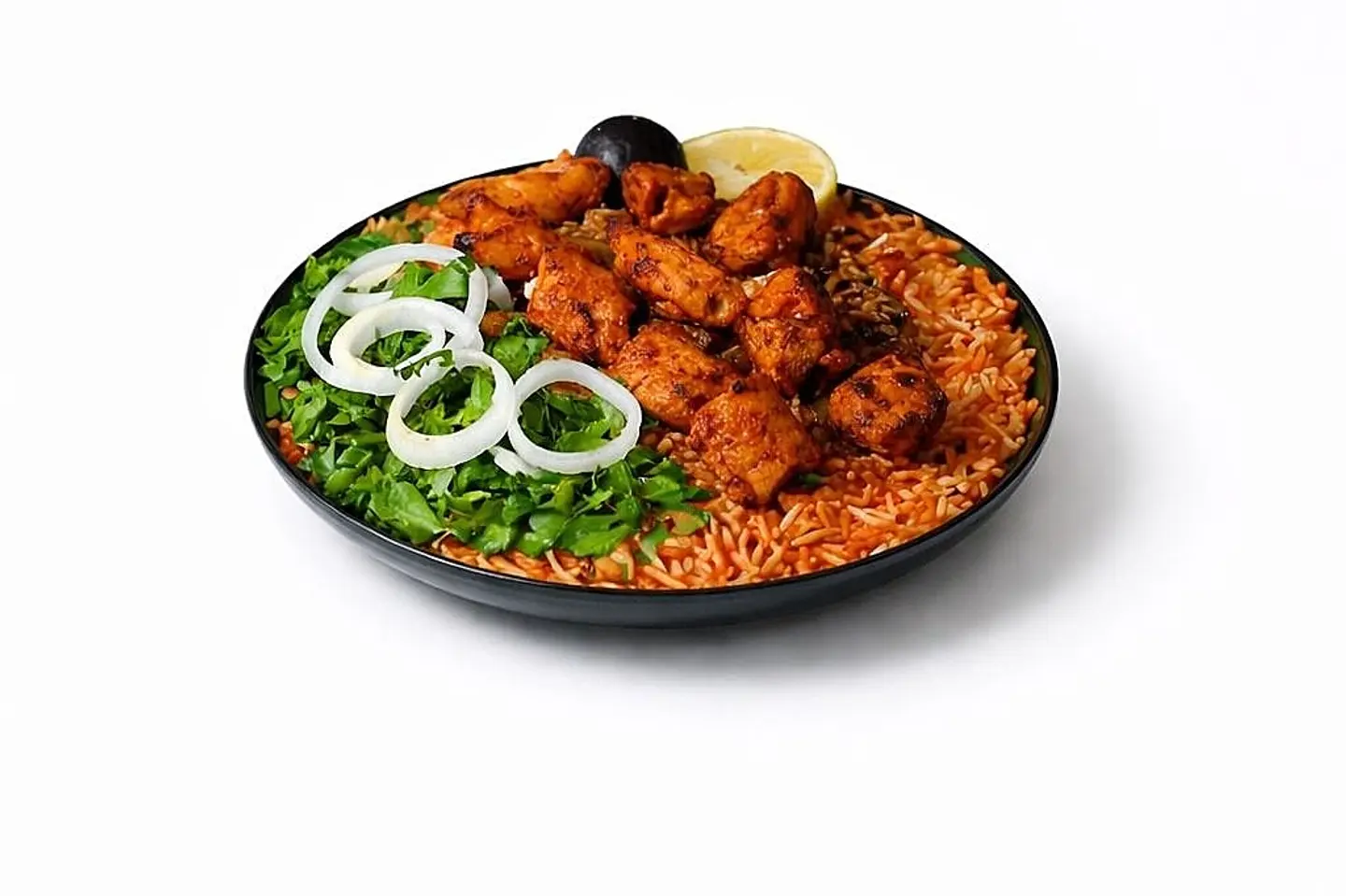 Shish Tawook Kabsa With Rice