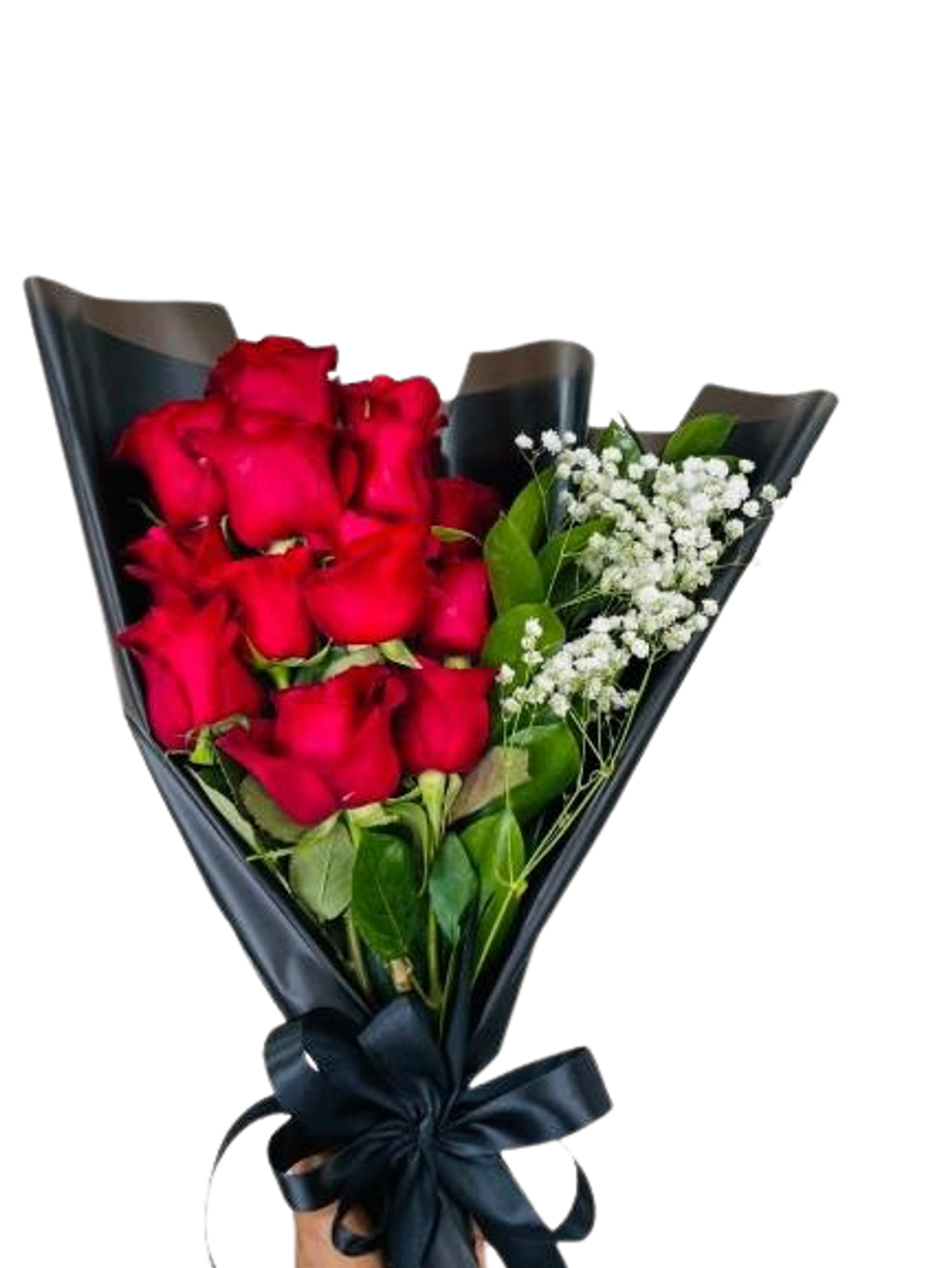 1013 Hand Bouquet Red Roses