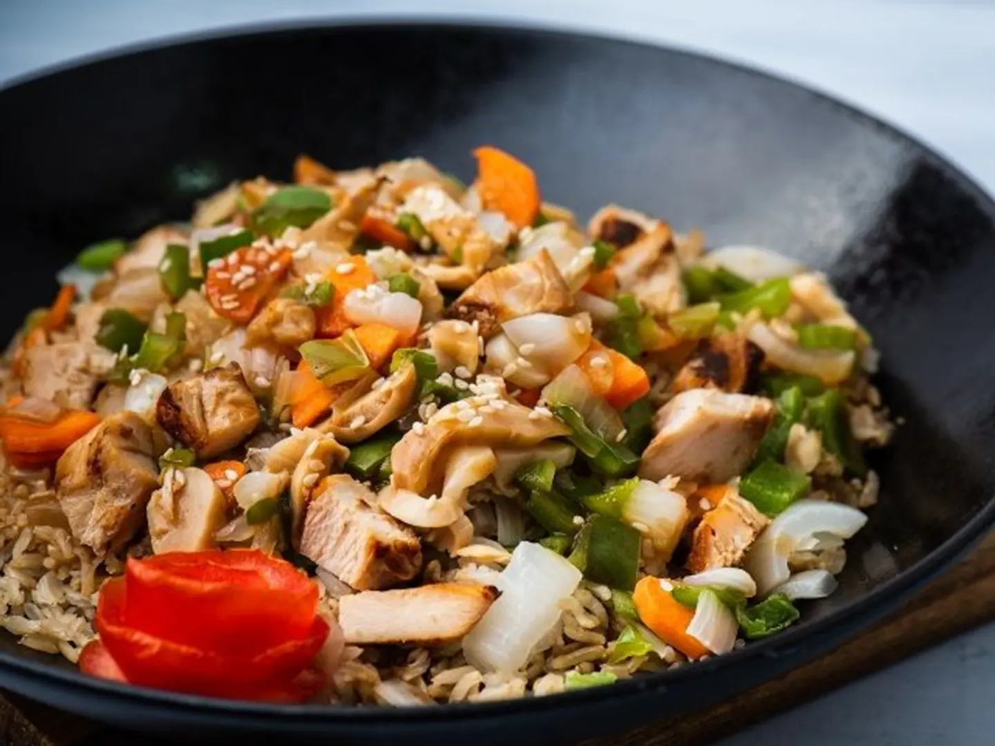 صحن ترياكي ستير فراي