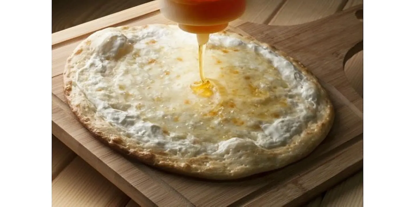 Labneh Manakish With Honey
