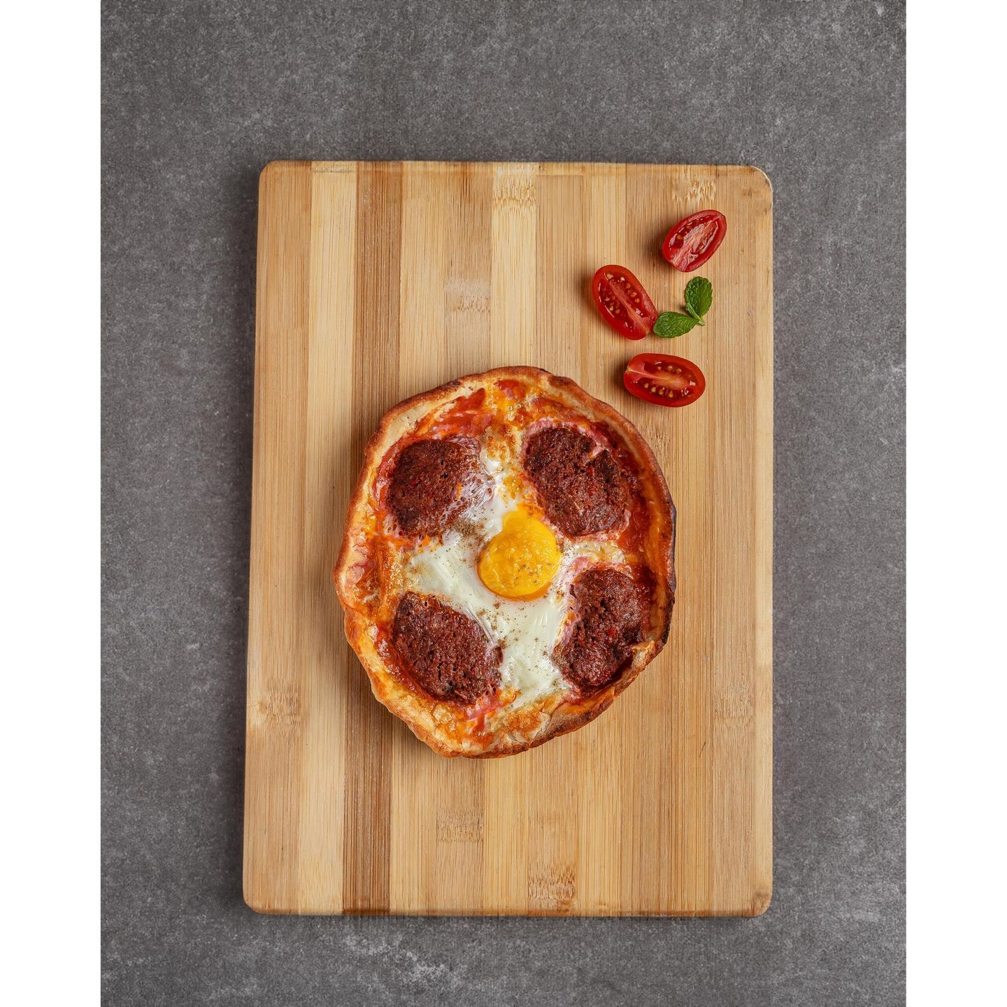 Egg And Sausage Manoushe