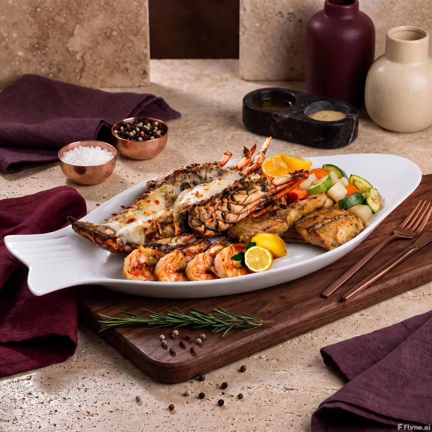 Awshal Seafood Combo