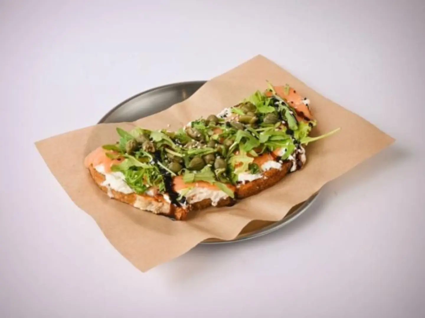 Salmon And Burrata Sandwich