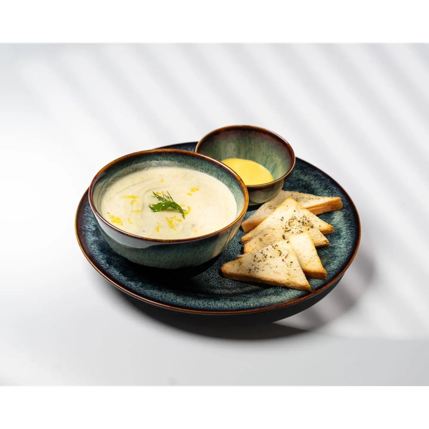 Cream Of Flower Coconut Soup
