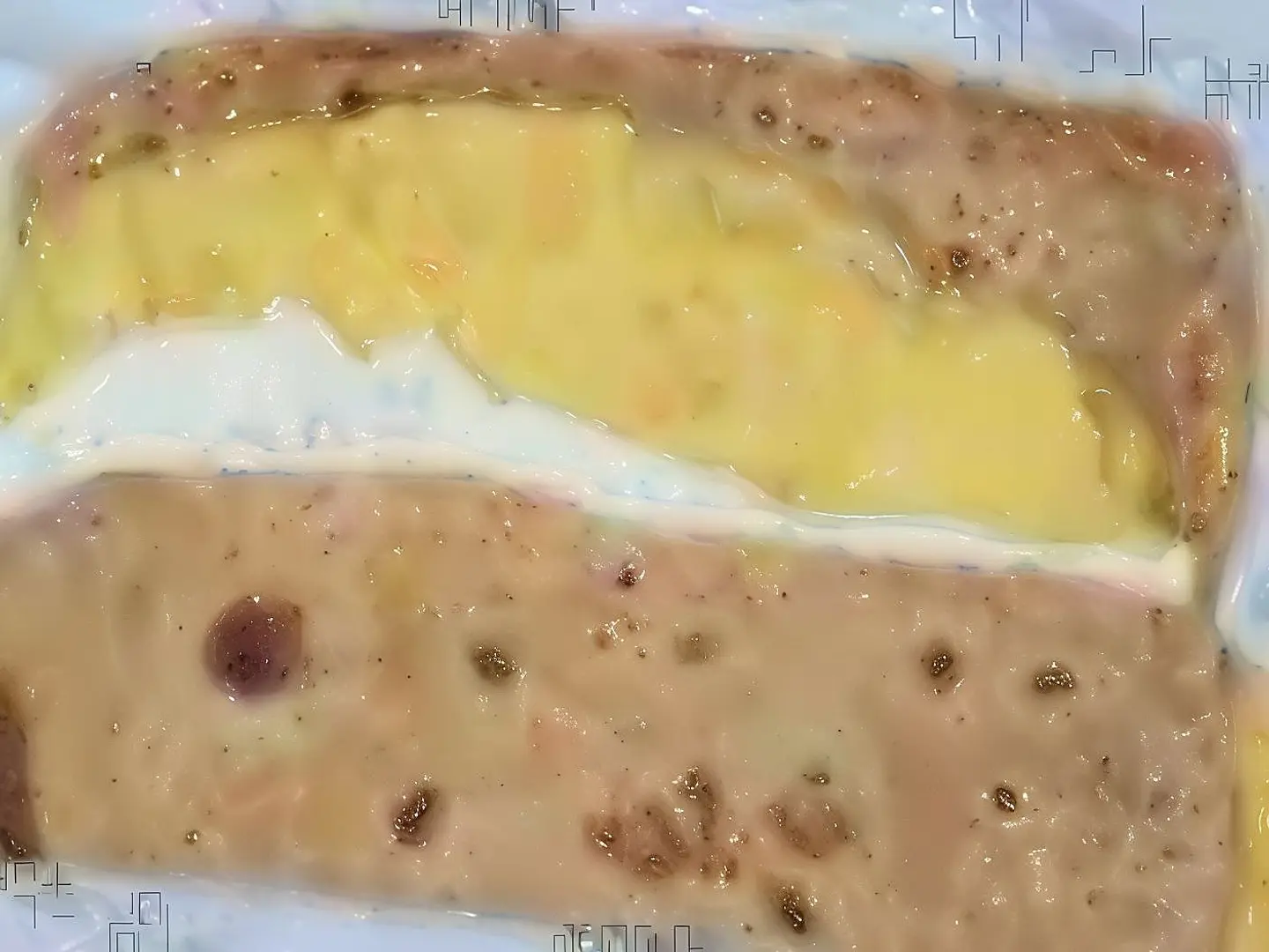 Pie With Egg Double And Double Liquid Cheese