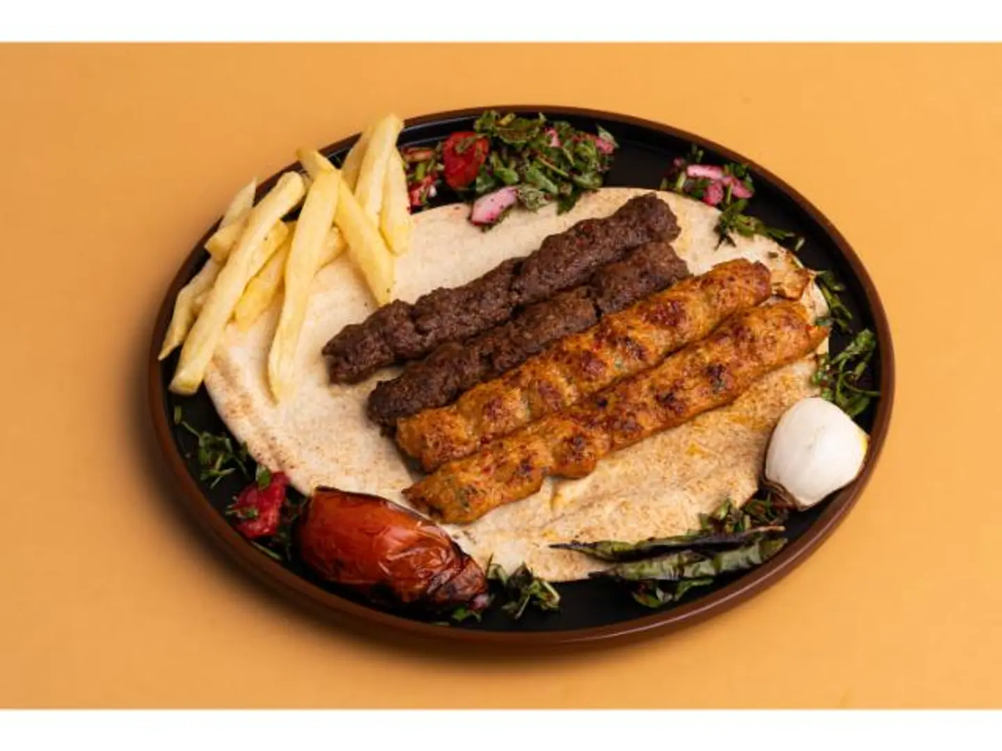 صحن كباب مشكل