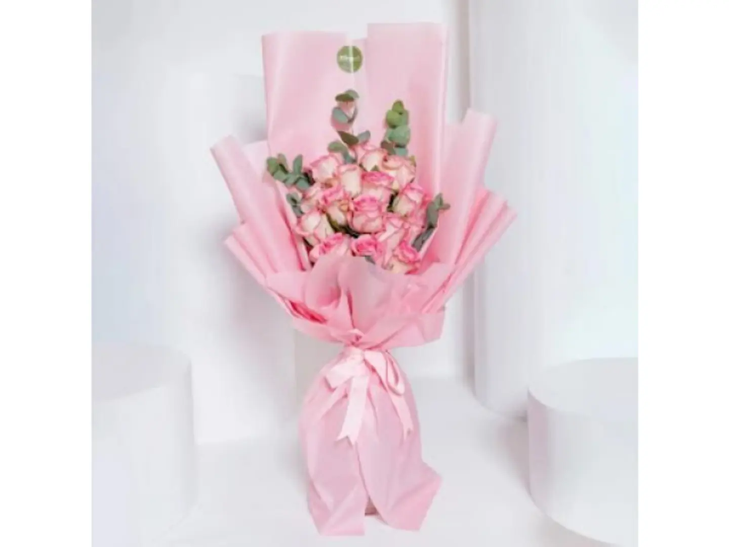 باقة ورود وردية رائعة