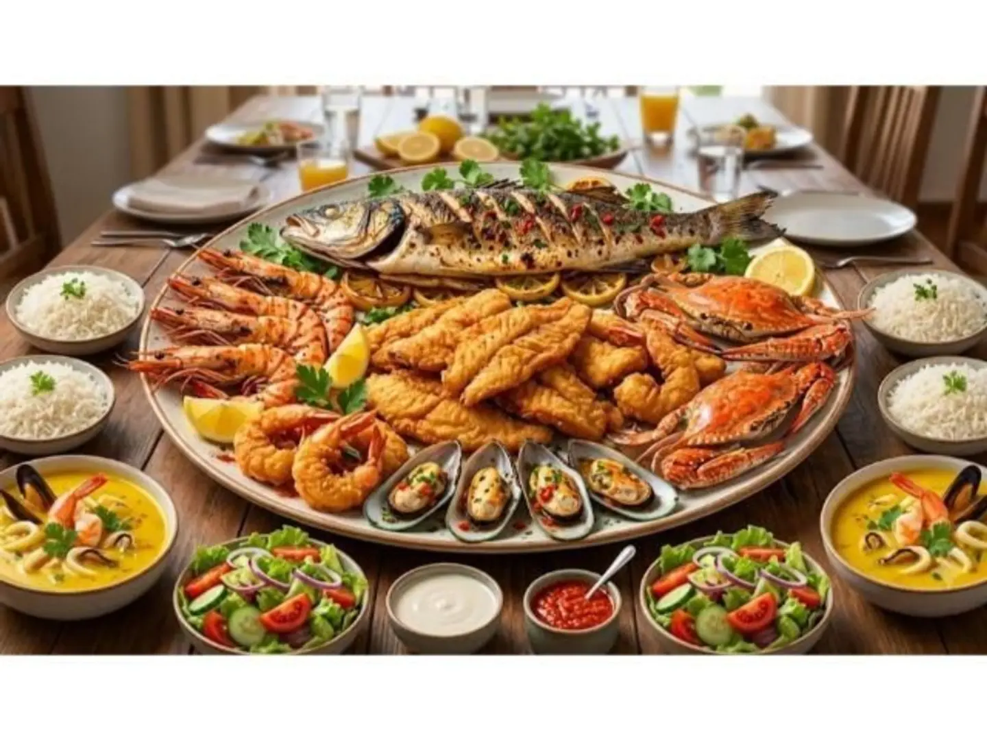 Tray For 2 To 4 People
