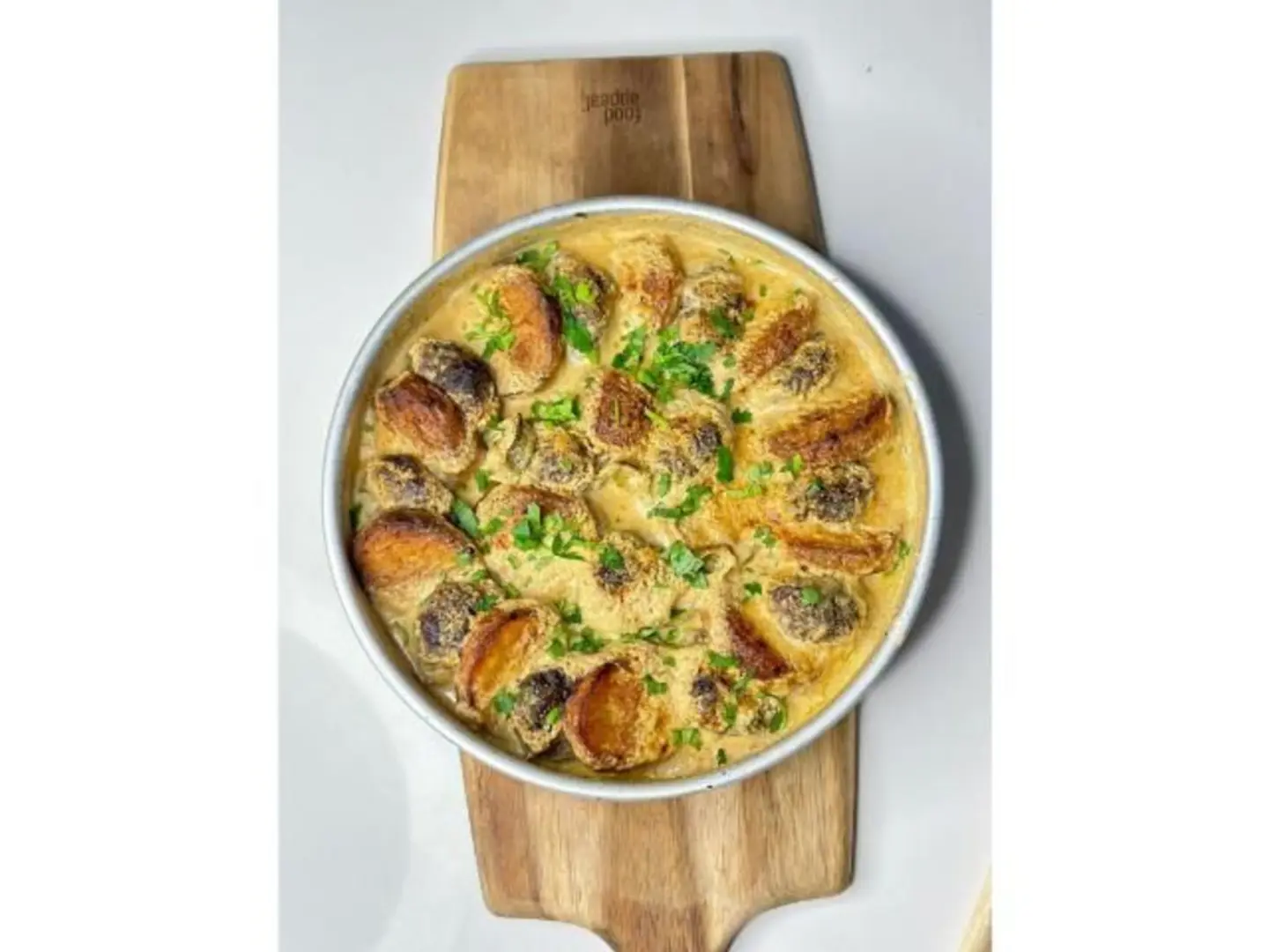 كفتة بالفرن بالطحينة