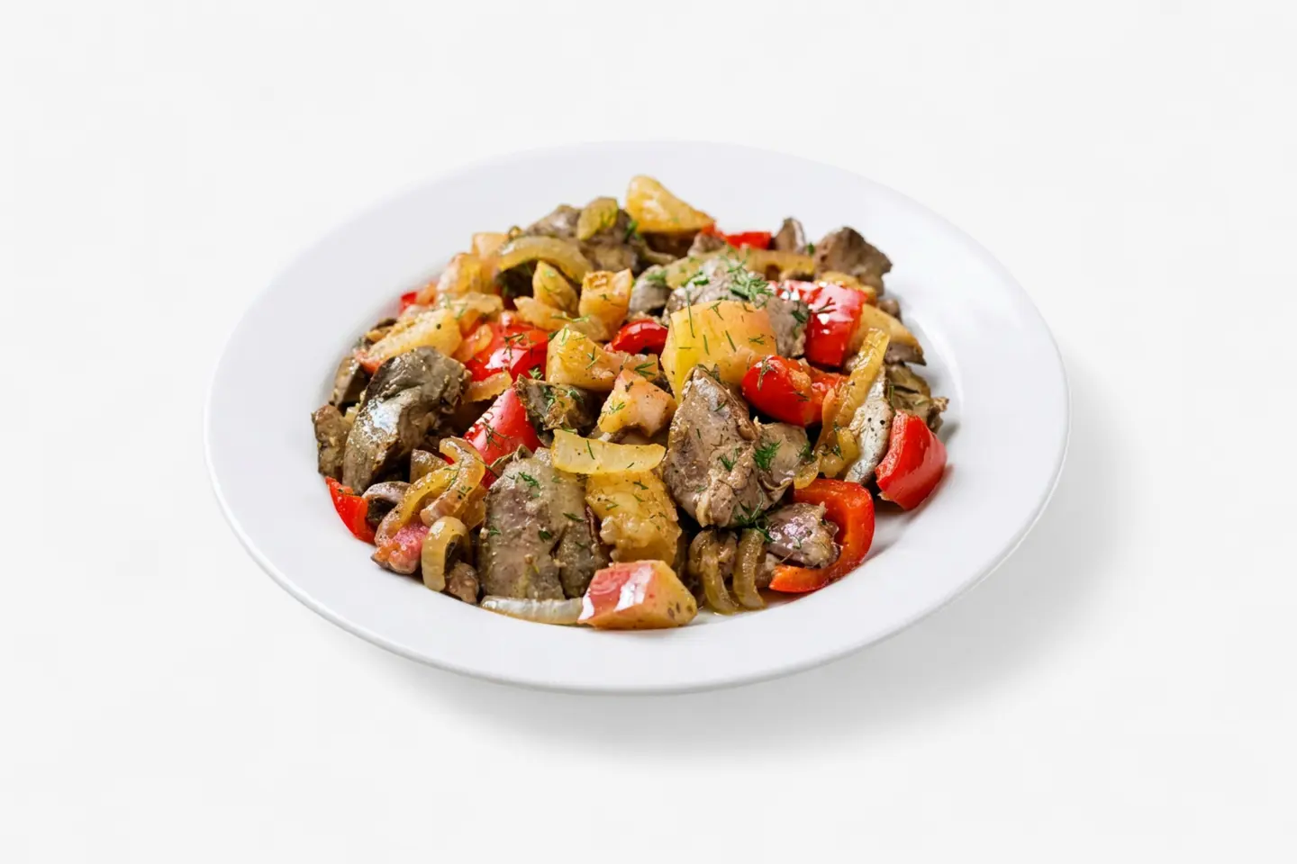 Liver With Cheese Dish