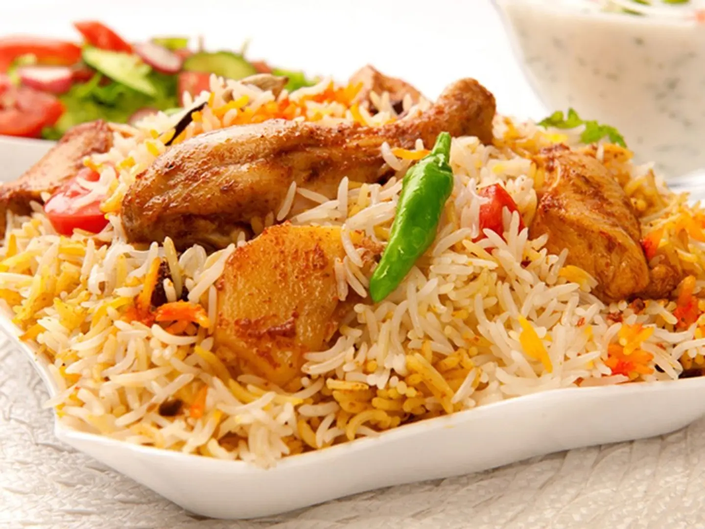 Half Chicken Biryani