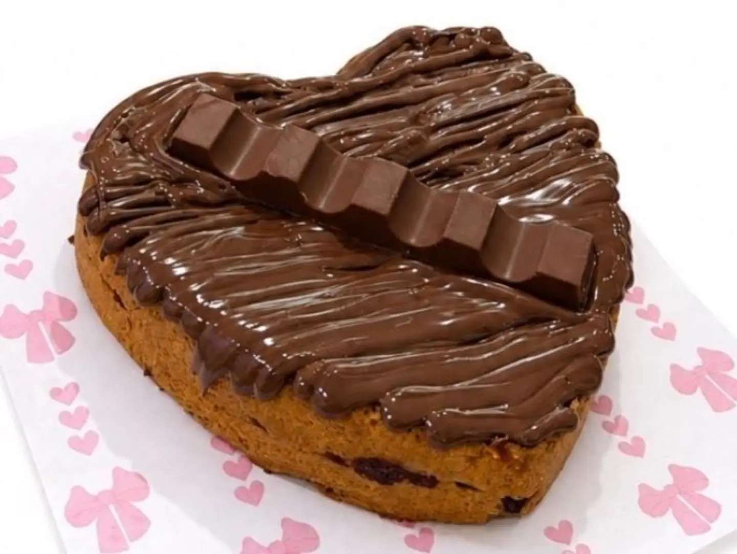 Heart Cookie Cake