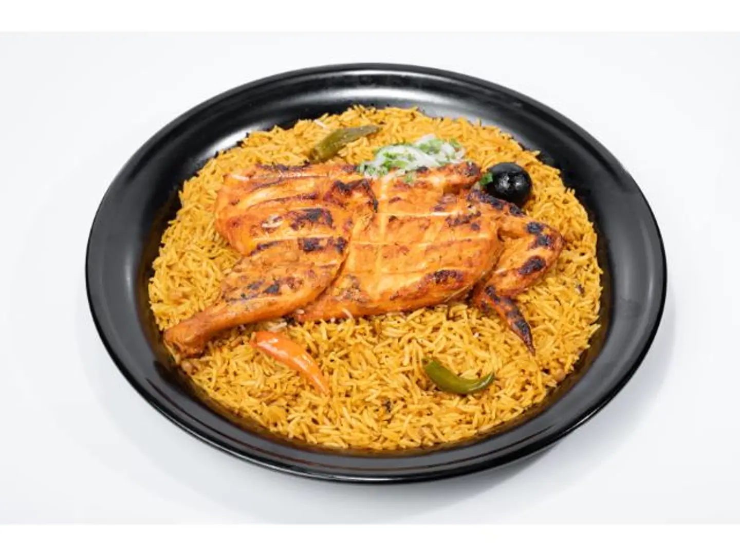 Charcoal Chicken Bukhari Rice - Half A Pill