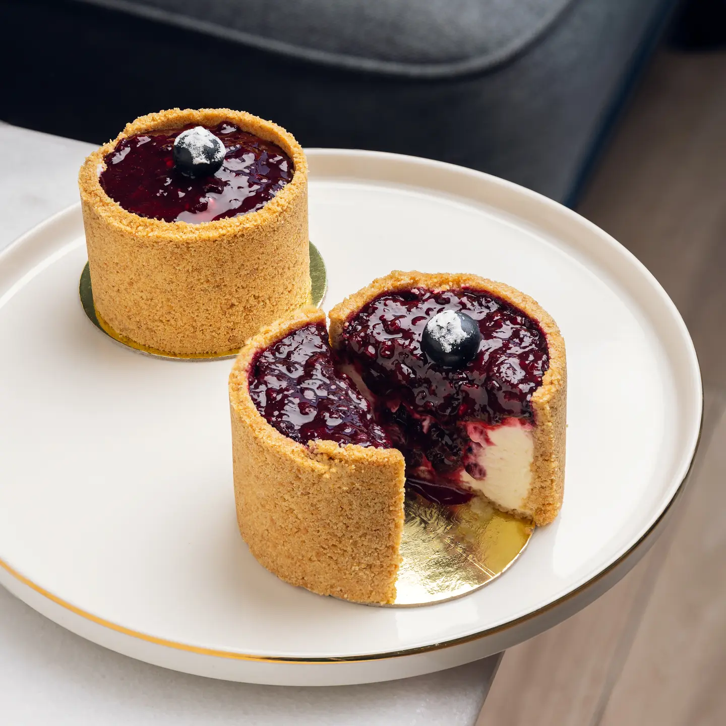 London Blueberry Cheesecake