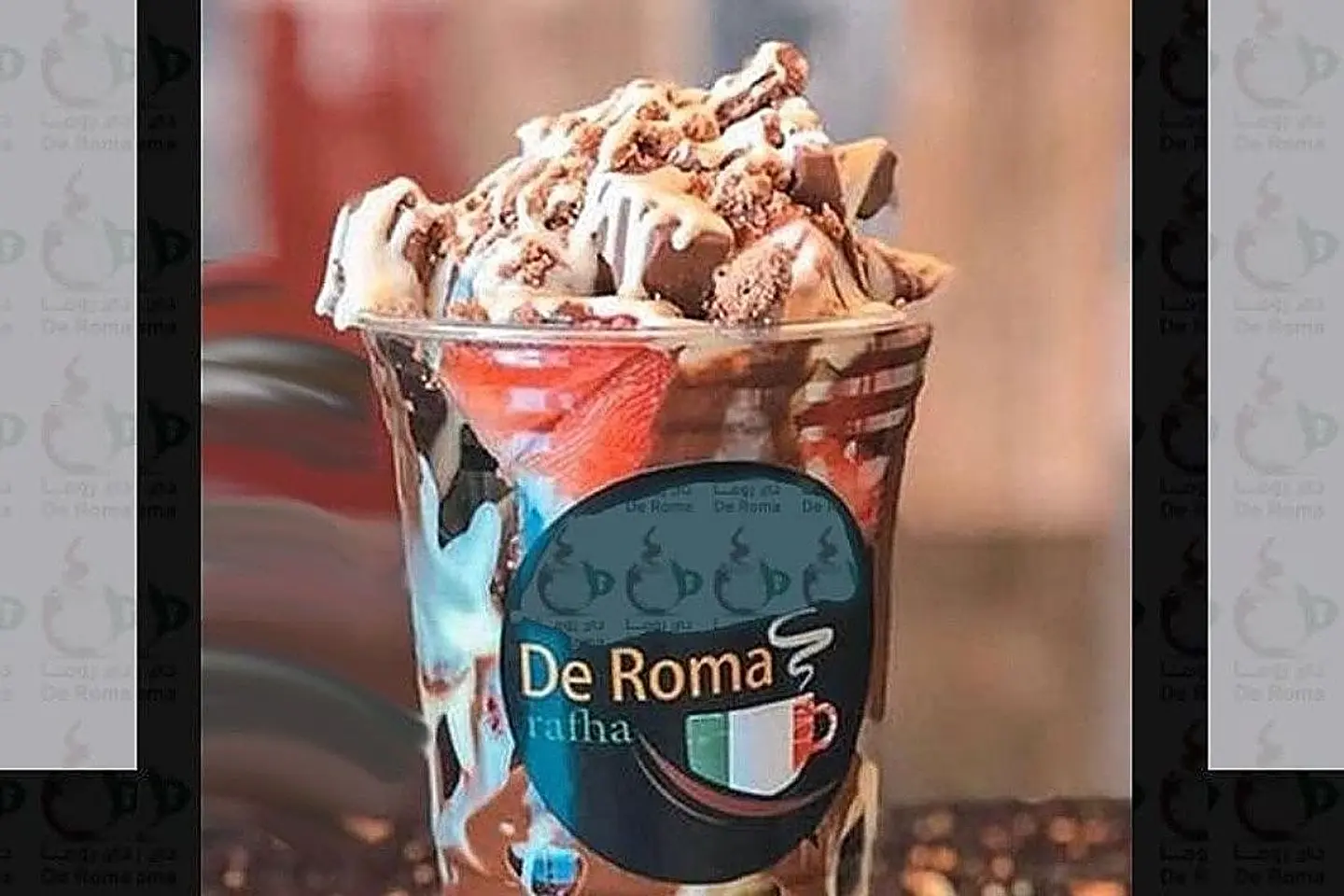 كوب فواكه تشوكلت