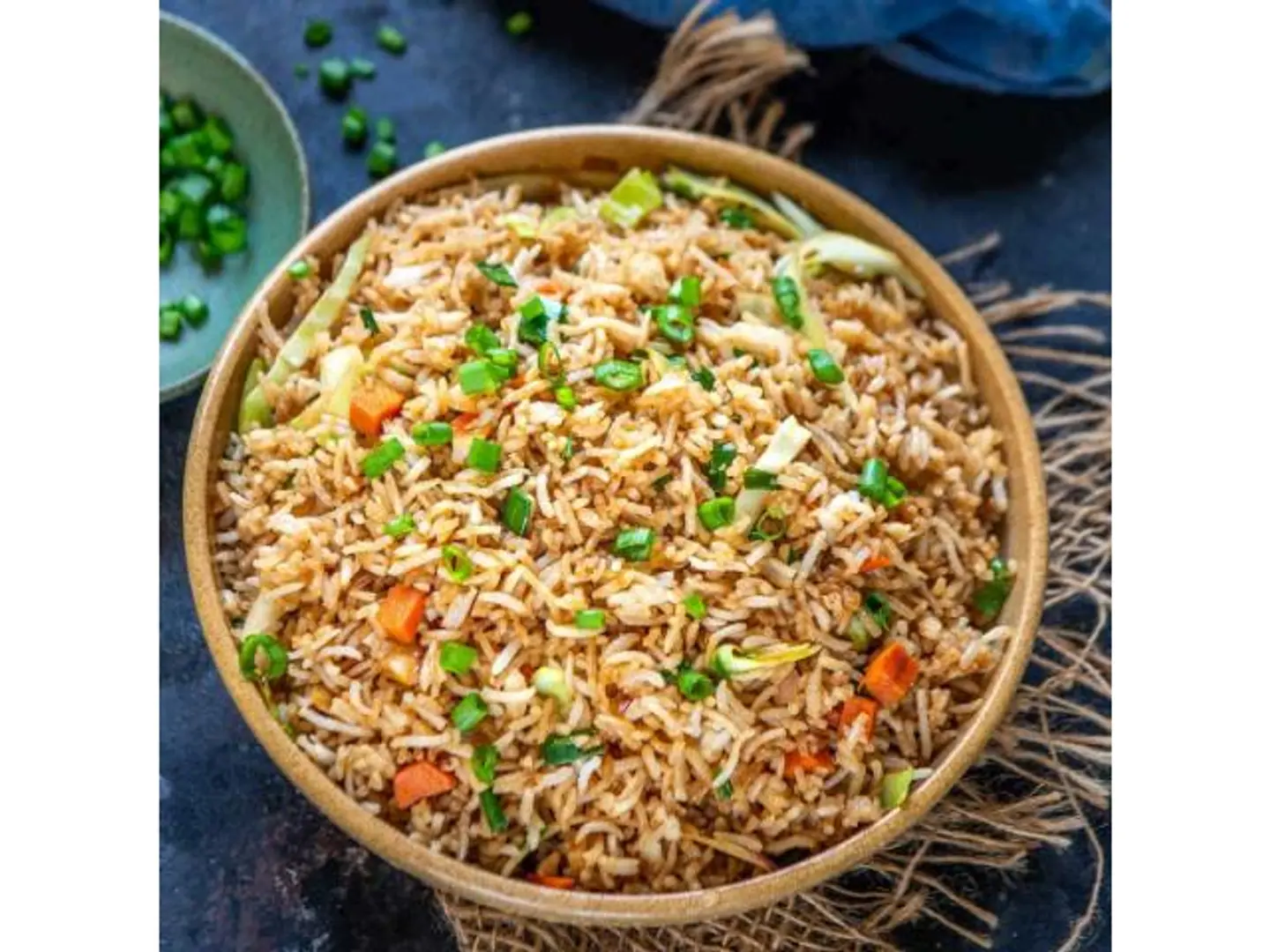أرز مقلي بالخضار
