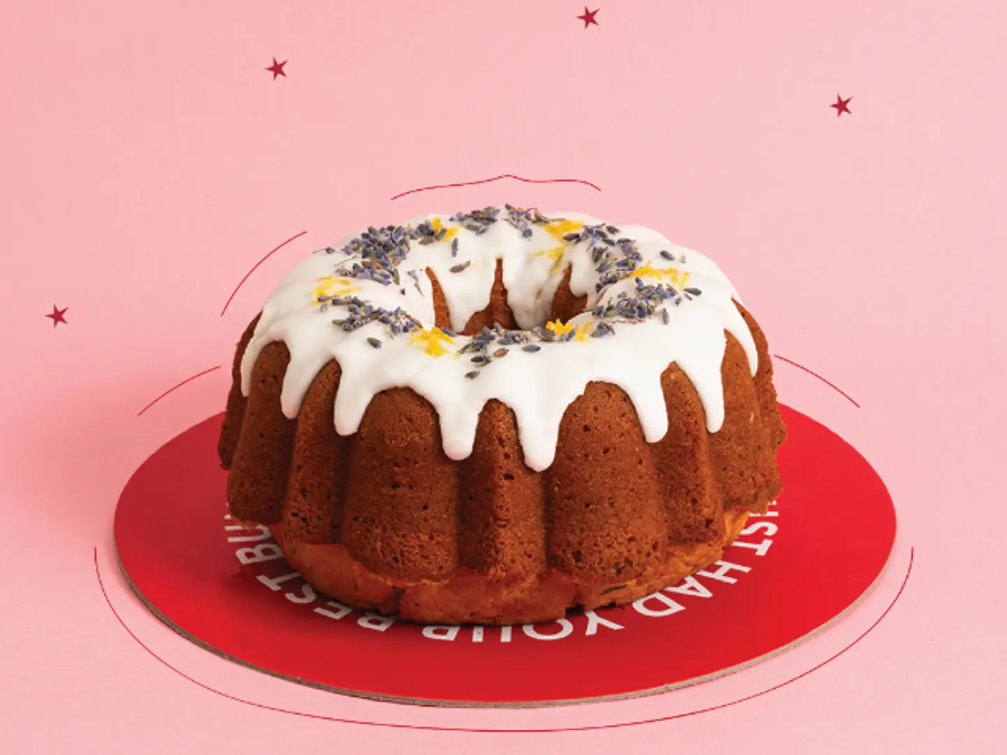 Cardamom Saffron Cake - Small