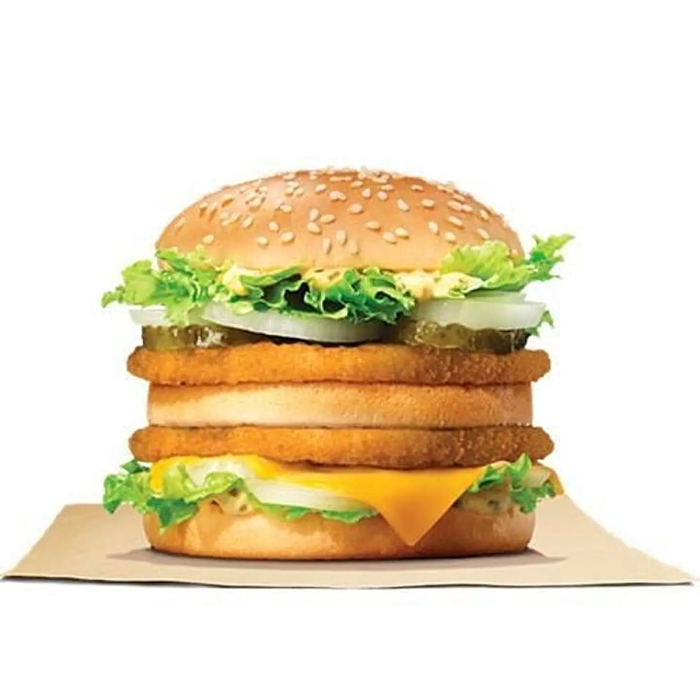 Double Chicken Burger