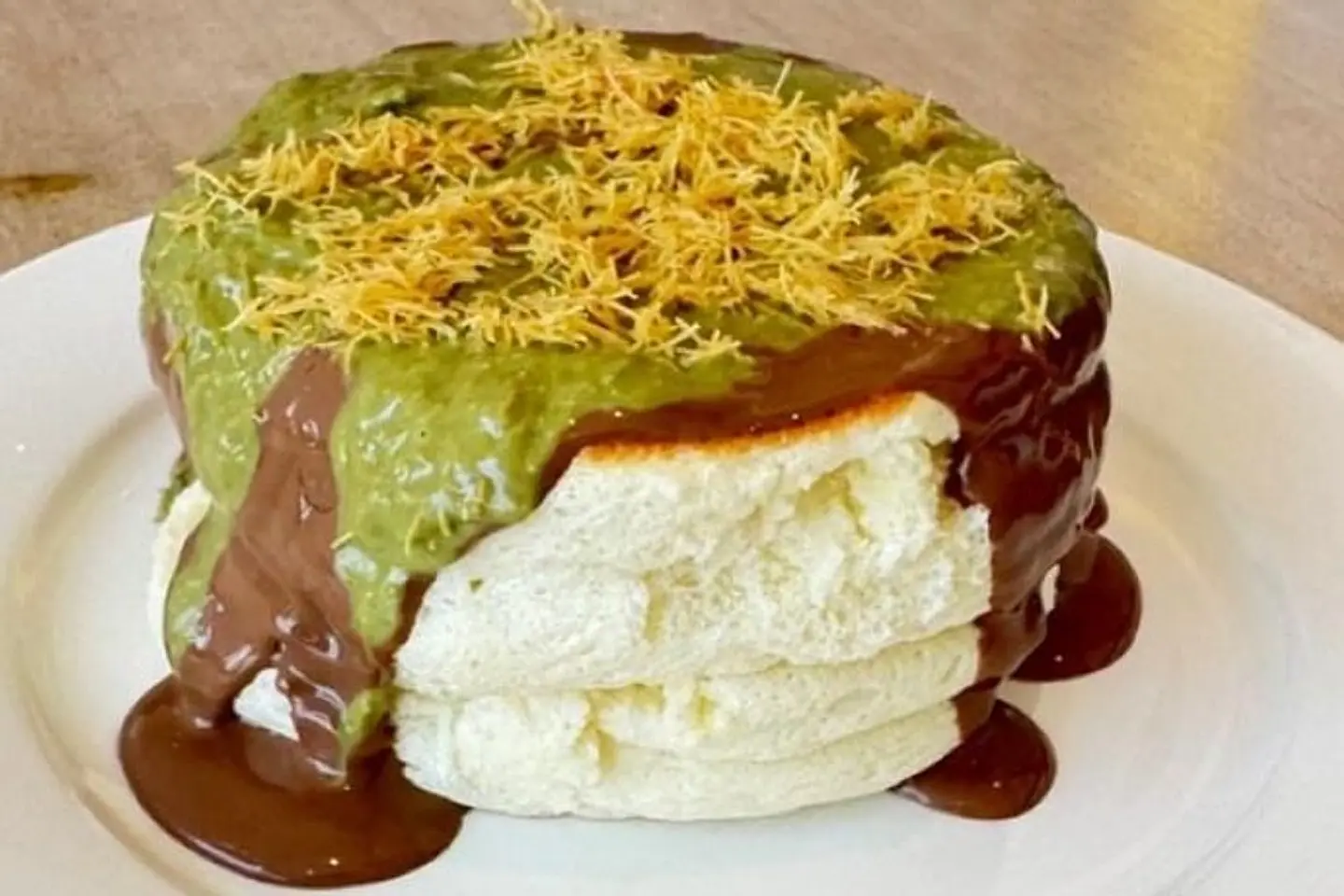 Heba Pancakes With Kunafa