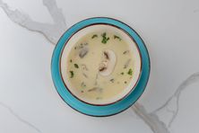 شوربة دجاج بالمشروم