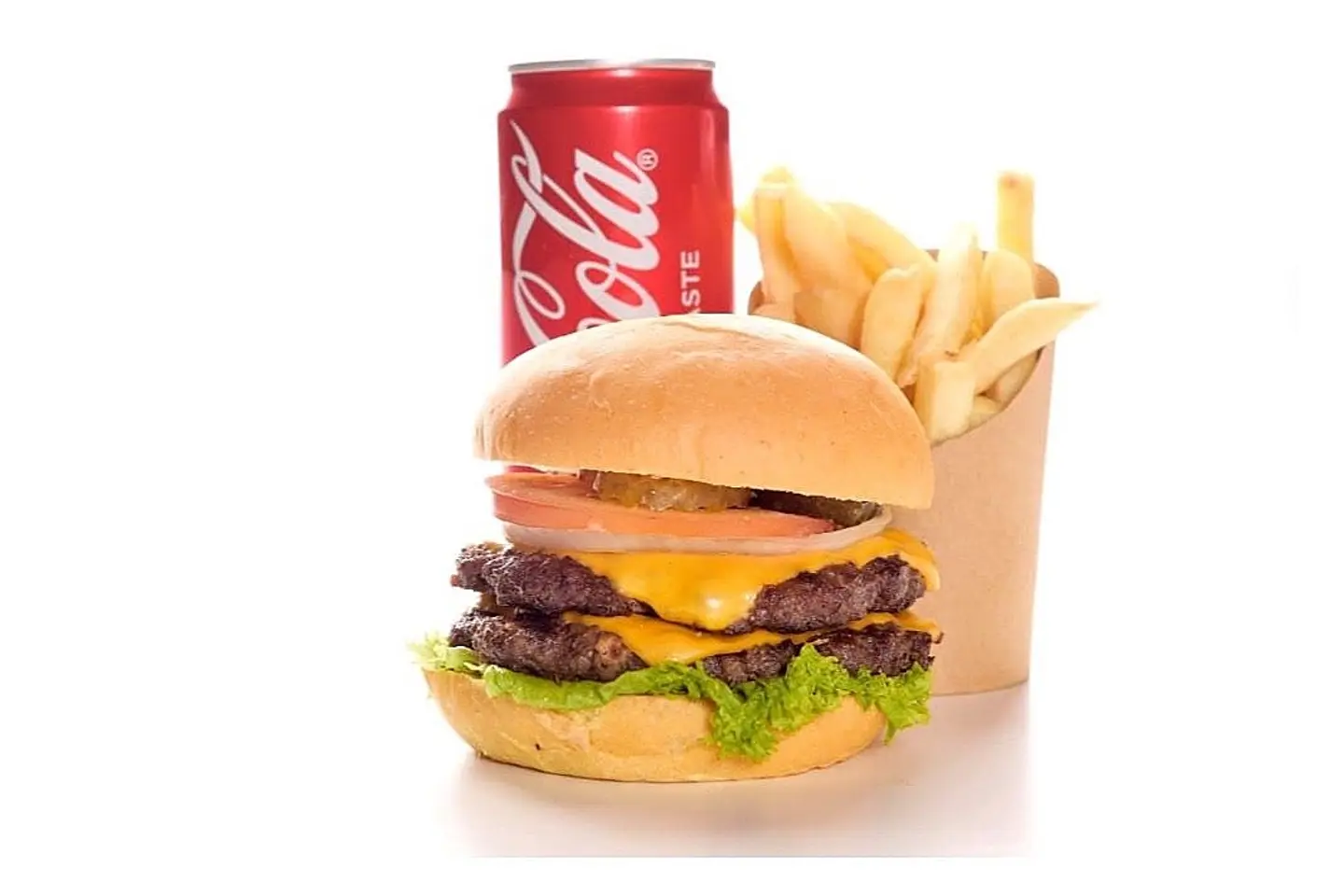 وجبة دبل لحم برجر