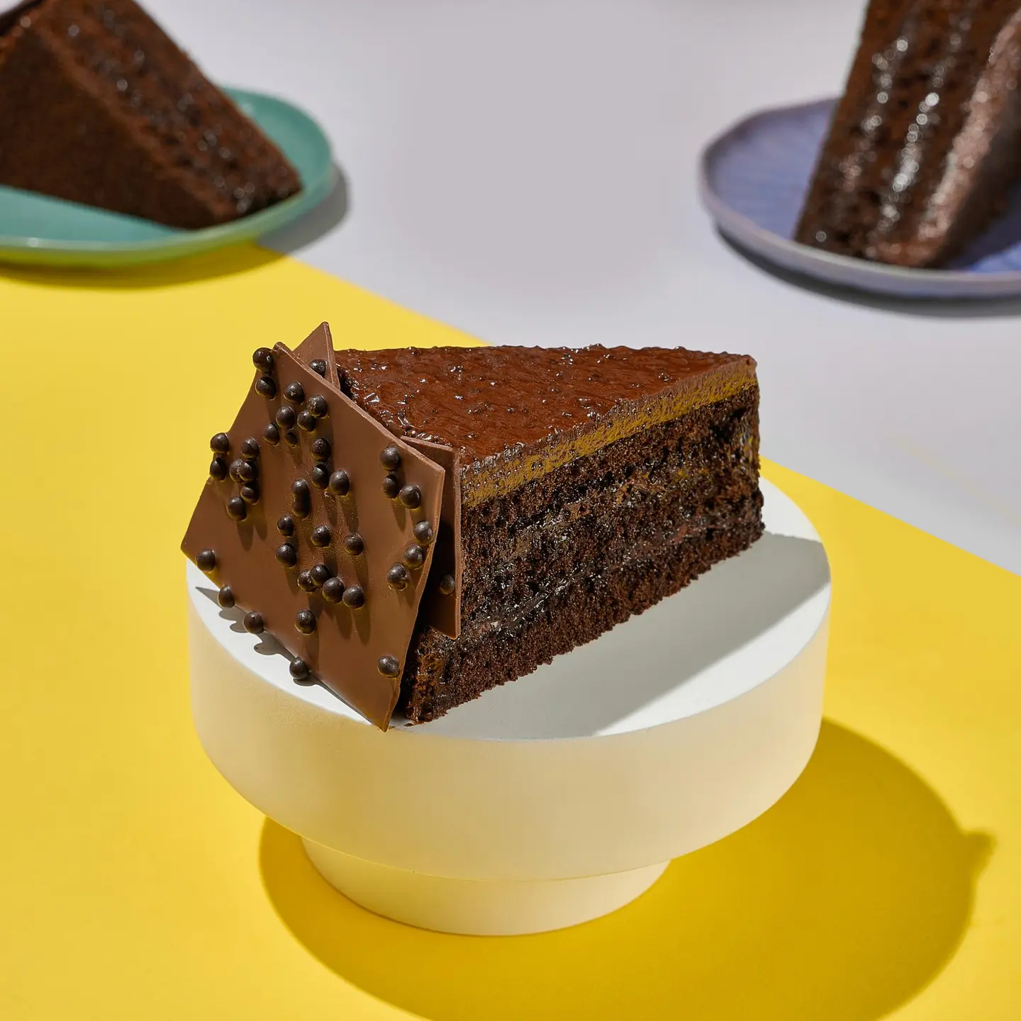 كيك شوكولاتة كرانشي