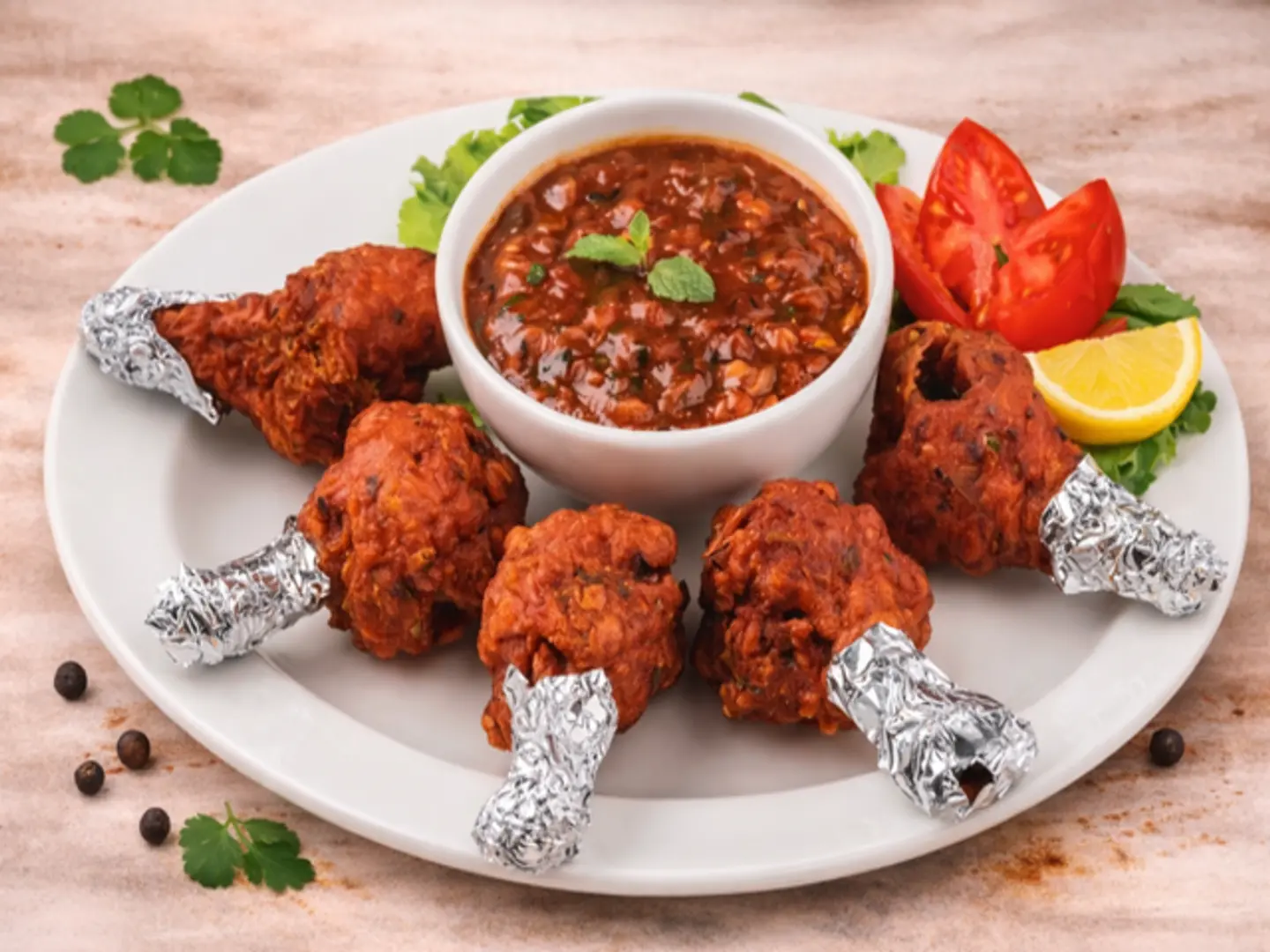 Chicken Lollipop Saucy Dry