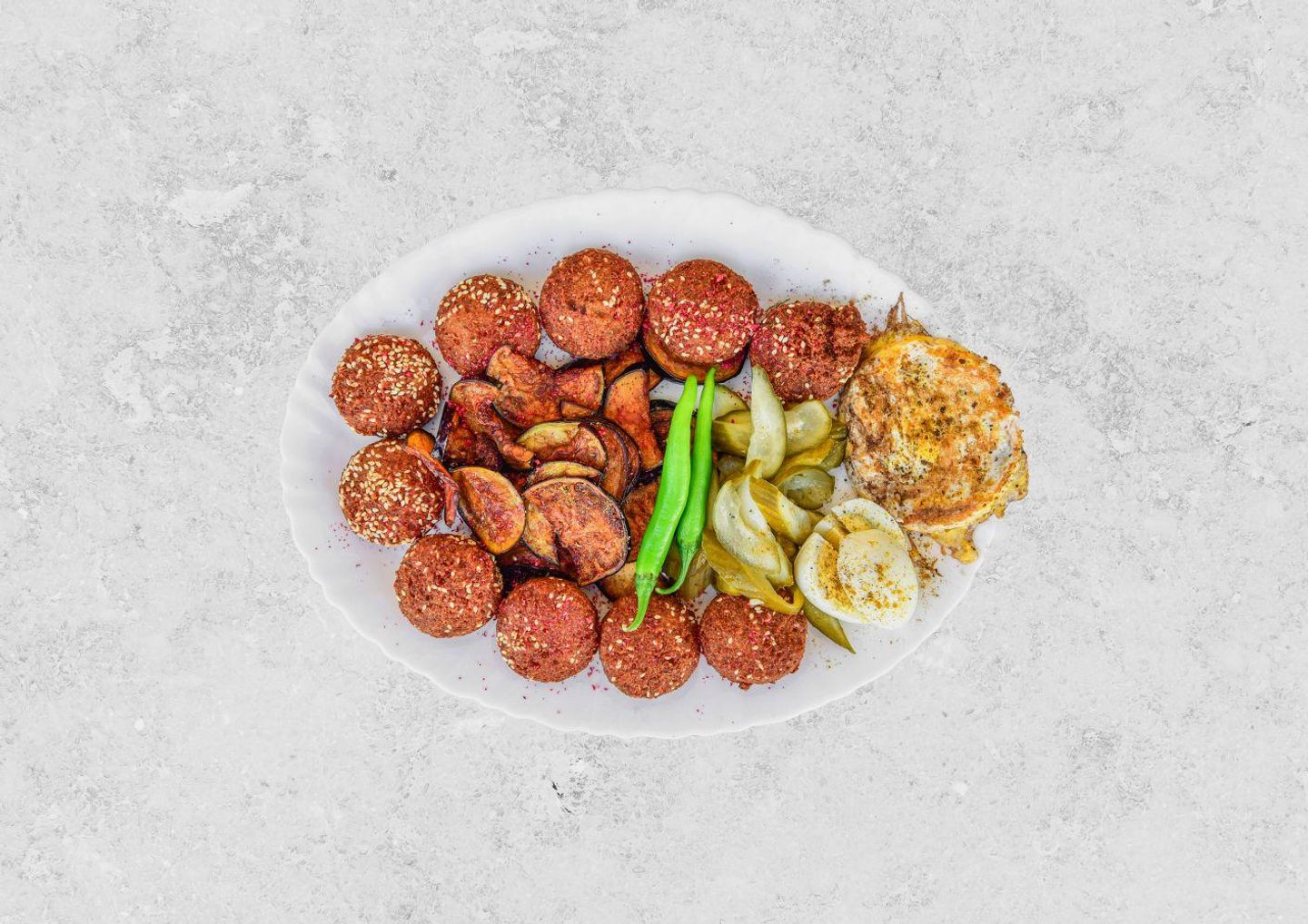 Mixed Falafel Plate