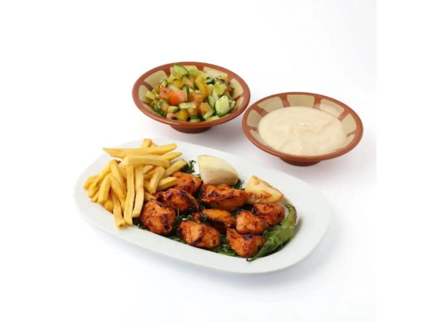نص مشكل دجاج