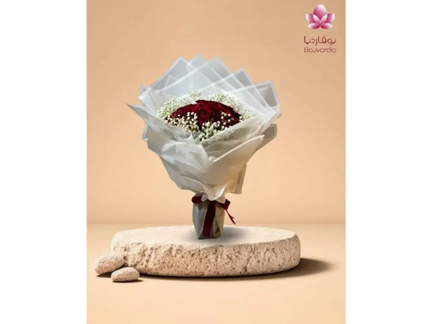 Bouquet Of Red Roses Natural 2