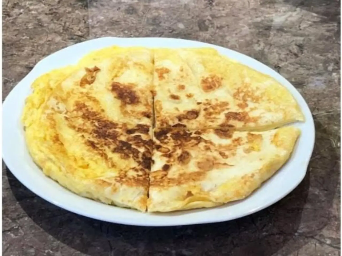 خبز صاج بالبيض