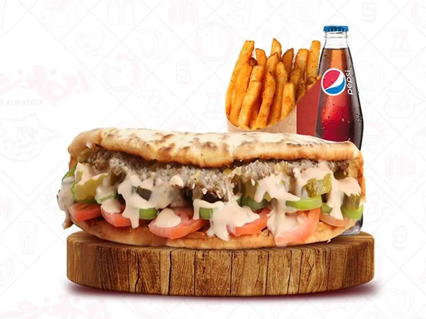 كالزوني لحم