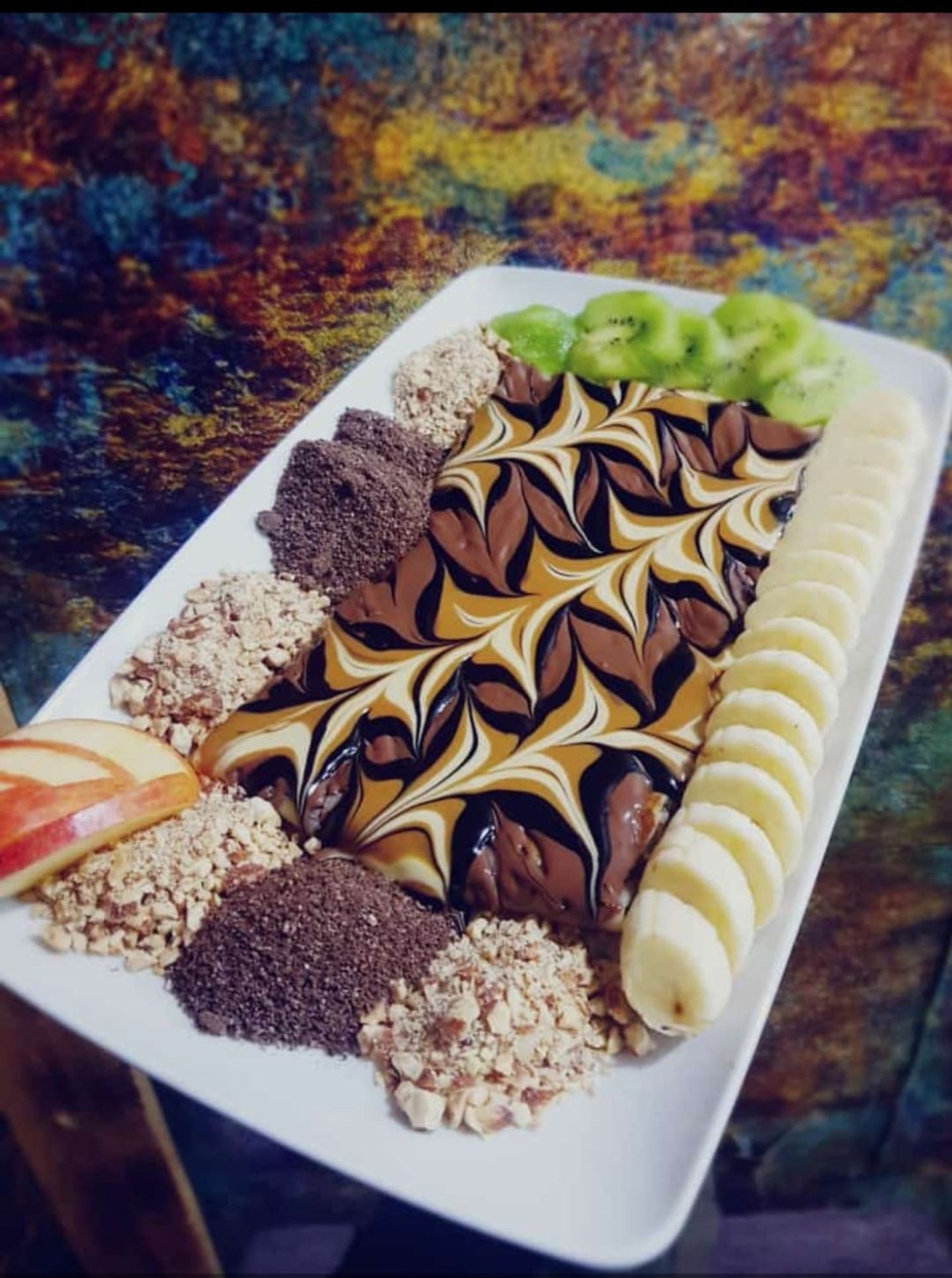 كريب اوريو نوتيلا مكسرات