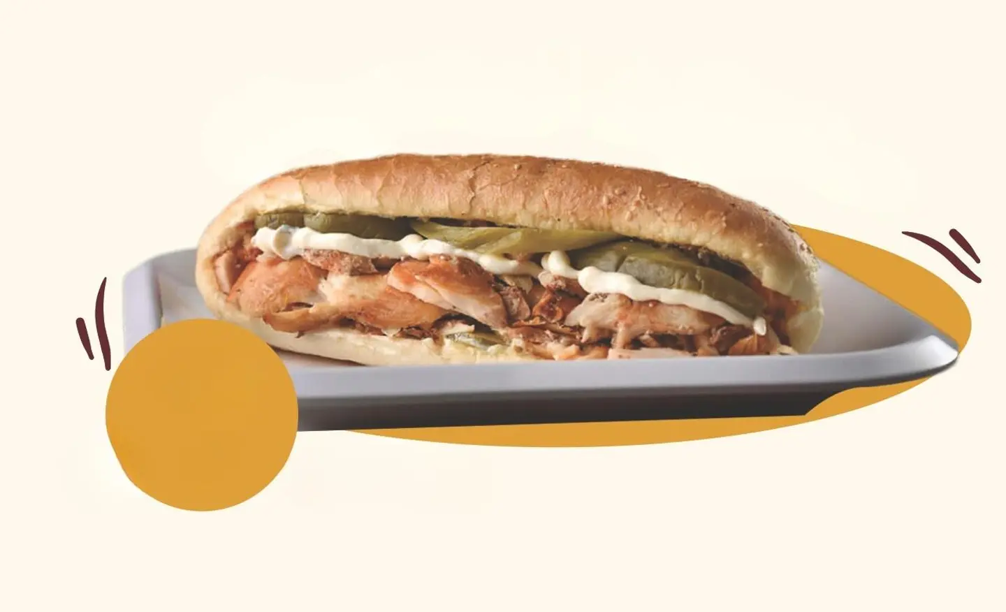 صامولي شاورما دجاج