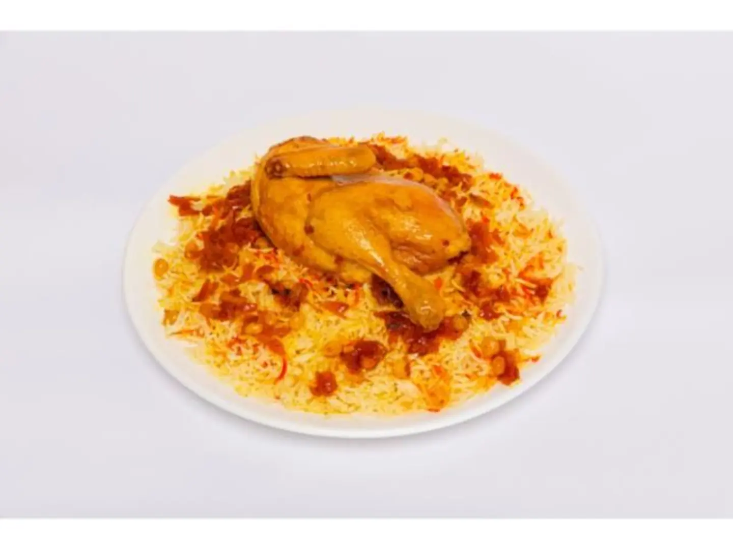 كبسة دجاج نص حبة