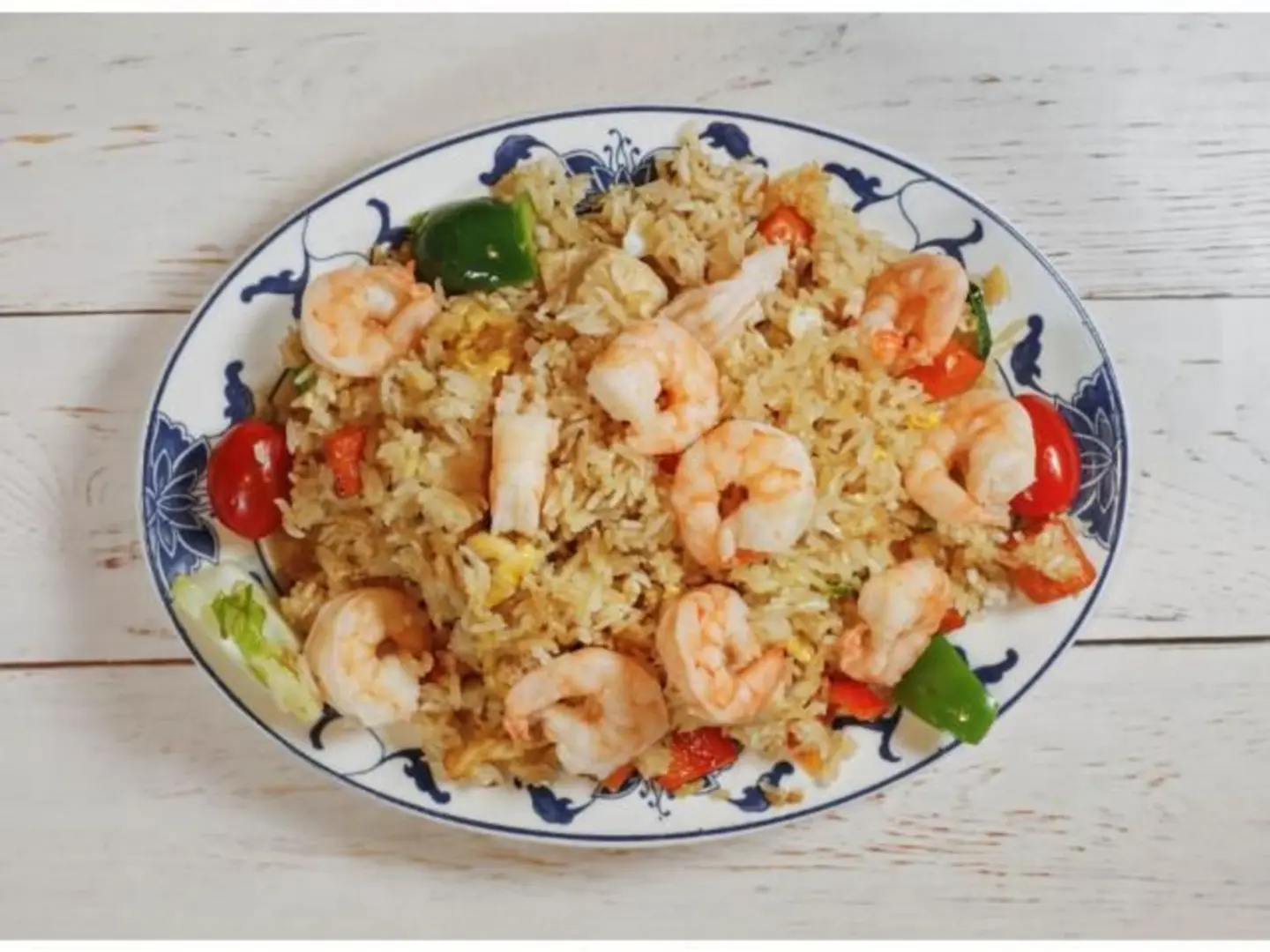 Shrimp Garden With Rice